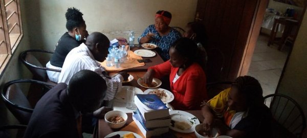 2021-11-16 Delegates from Congo planning a Urantia Book conference for the DR Congo in Goma