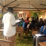 Urantia Teaching seminar in progres with Bishop Joseph Oyuki in Busana town council.