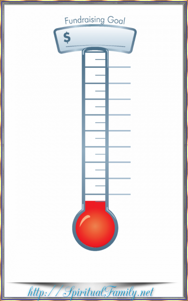 Fundraising Thermometer 