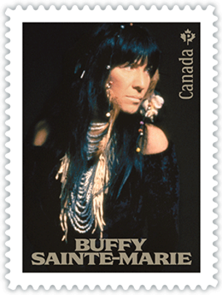 Buffy Sainte-Marie Canada Stamp