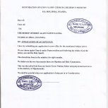 Letter of Recommendation 