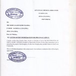 Letter of Recommendation 