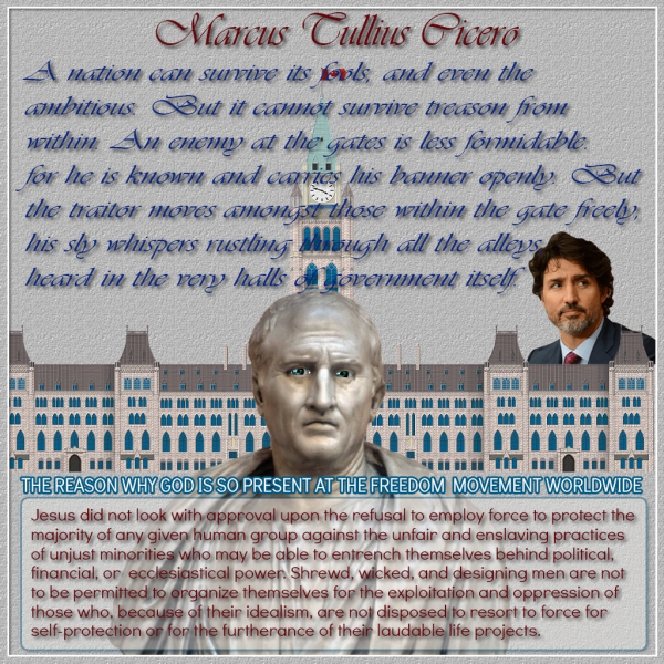 Marcus Tullius Cicero Political Tyranny in Canada