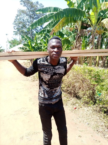 carrying timbers to the site