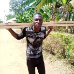 carrying timbers to the site