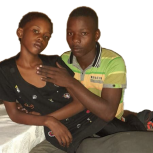Owen Atwebembire (Andrew) and sister Atuhwerire Odecious