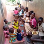 Enjoying meal