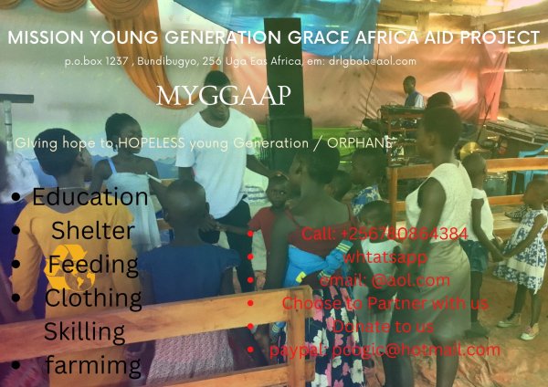 Mission Young Generation Grace Africa Aid Project ( MYGGAAP) Profile