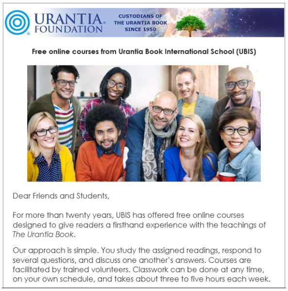 URANTIA BOOK INTERNATIONAL SCHOOL-  UBIS
