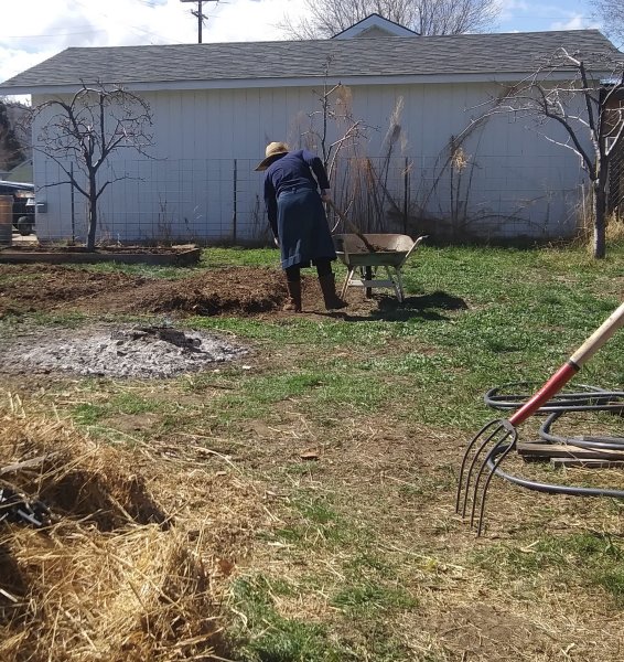 Teaching Garden before planting, 2022