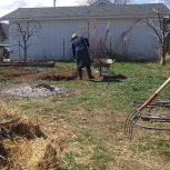 Teaching Garden before planting, 2022