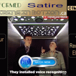 Humour and Mirth Voice Activated Elevators 