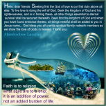 Seeking first the God of Love