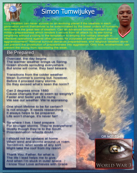Simon Tumijukey Revelation Poetry In Motion | Be Prepared