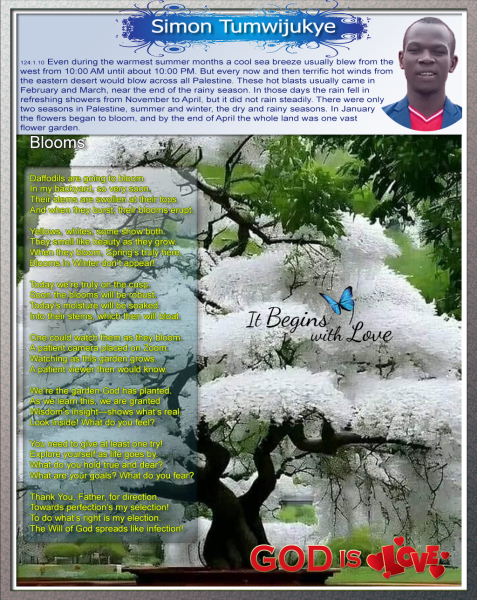 Simon Tumijukey Revelation Poetry In Motion | Blooms