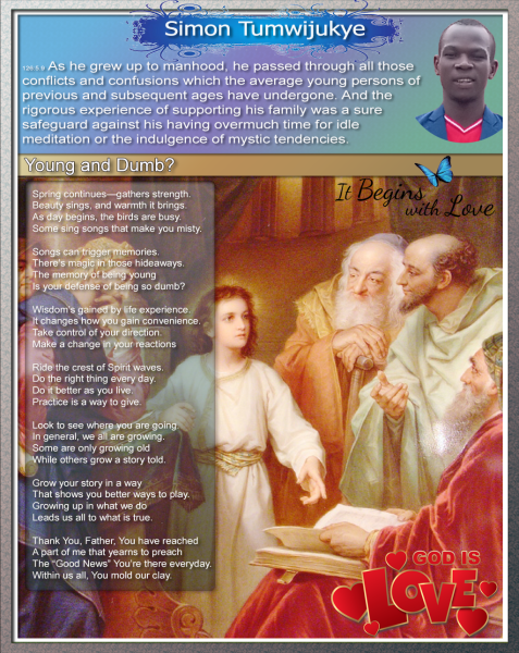 Simon Tumijukey Revelation Poetry In Motion |  Young and Dumb?