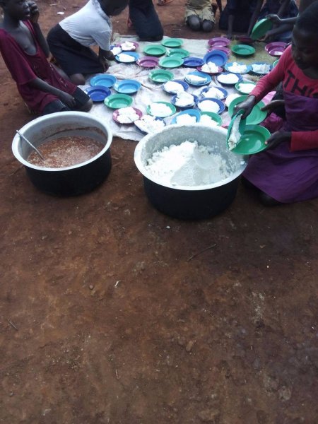 Meal Time at Butiiki Children's Ministry in Uganda 