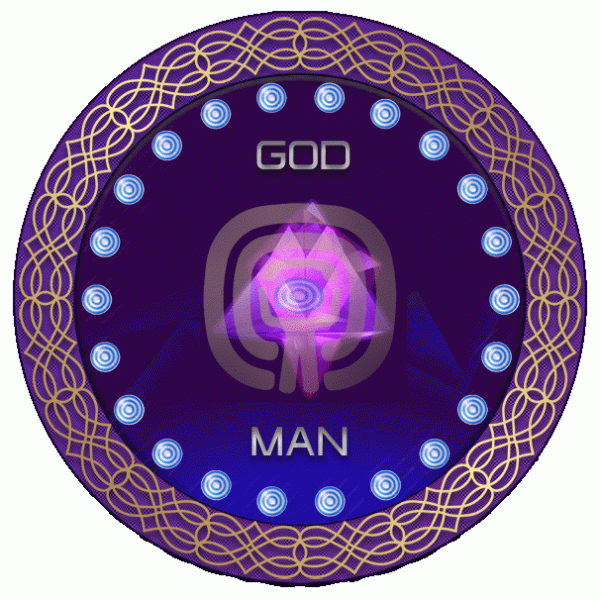 God &amp; Man PSI Man Tetrahedron As Above So Below