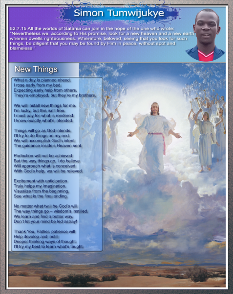 Simon Tumijukey Revelation Poetry In Motion | New Things