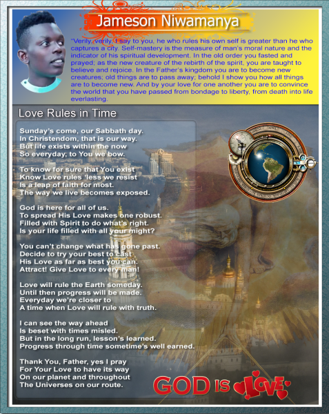 Jameson Niwamanya Revelation Poetry in Motion | Love Rules In Time