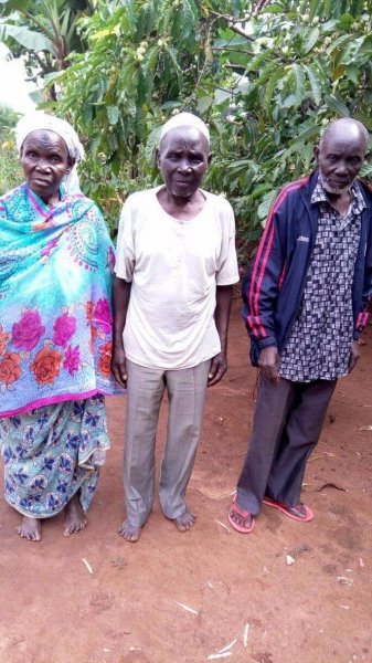Reached out to this family of elders.              We shared a lot with them.