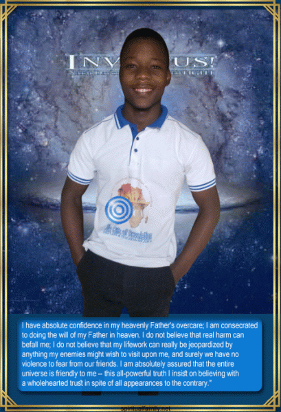 Invictus -  unconquerable and undefeated Atwebmbire Owen (Andrew)