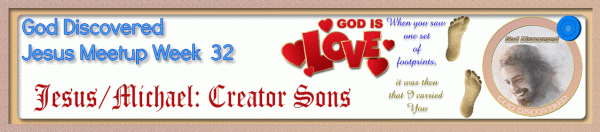 JesusMeetupMenuWeek32JesusMichaelCreatorSons