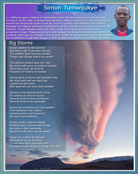 Simon Tumijukey Revelation Poetry In Motion  | Big Storms