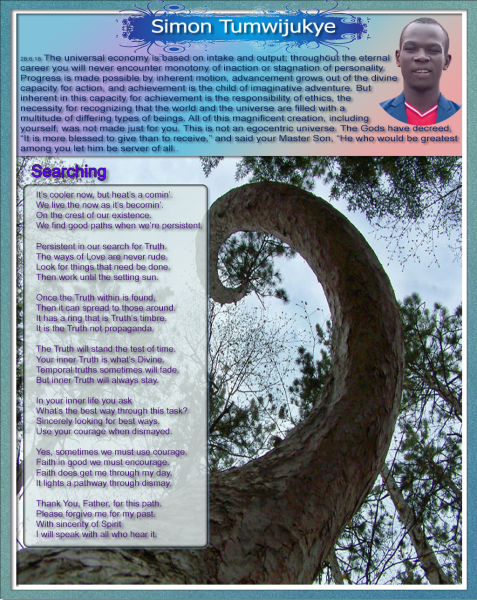 Simon Tumijukey Revelation Poetry In Motion | Searching