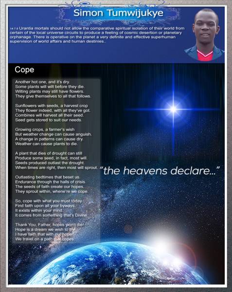 Simon Tumijukey Revelation Poetry In Motion | Cope