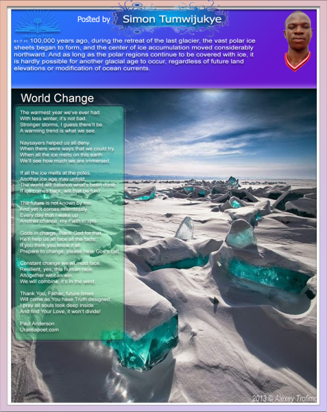 Revelation Poetry in Motion | Poems by Paul Anderson | World Change