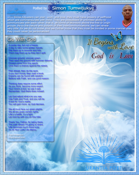 Revelation Poetry in Motion | Poems by Paul Anderson | Go With God