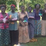 Widows of the Ministry receive bean seeds