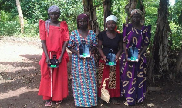 Widow's receive Hoe's for gardening 