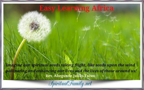 Seeds upon the wind, pollinating and enhancing our lives