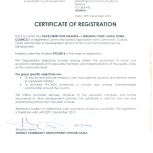 Certificate of Registration 