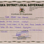 Certificate of Registration 