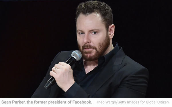 Sean Parker former Facebook President 