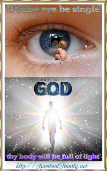If thine eye be single 