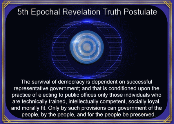 Truth Postulate -Representative Government Step 10