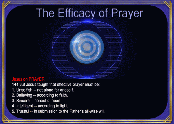 The Efficacy of Prayer