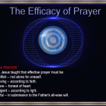 The Efficacy of Prayer