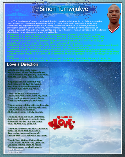 Poetry in Motion Urantia Artist Paul Anderson | Love's Direction