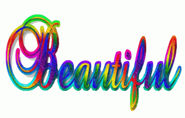 Word Art Beautiful Clr