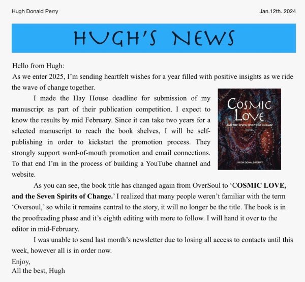 Hugh's News