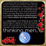 Lack of spiritual brotherhood is both inexcusable and reprehensible.