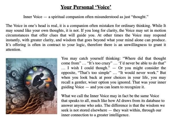 Your Personal "Voice"