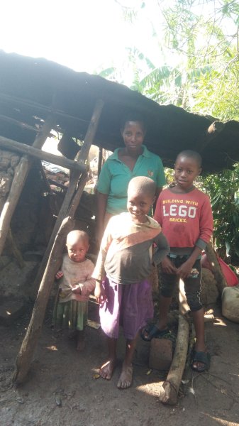 These are my three siblings with our widow mum