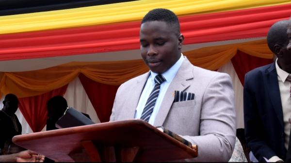 2025-05-25 Geoffrey Byamukama  sworn in as Deputy Mayor Ishongororo