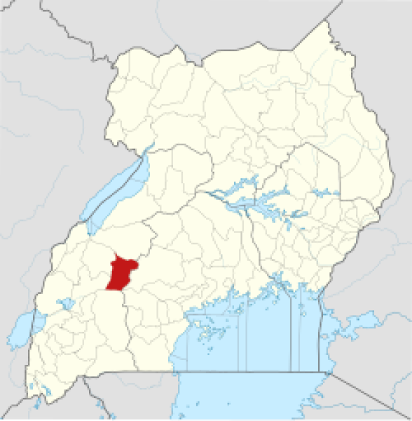 Uganda Location for KYEGEGWA DISTRICT